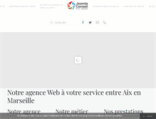 Tablet Screenshot of joomla-conseil.com